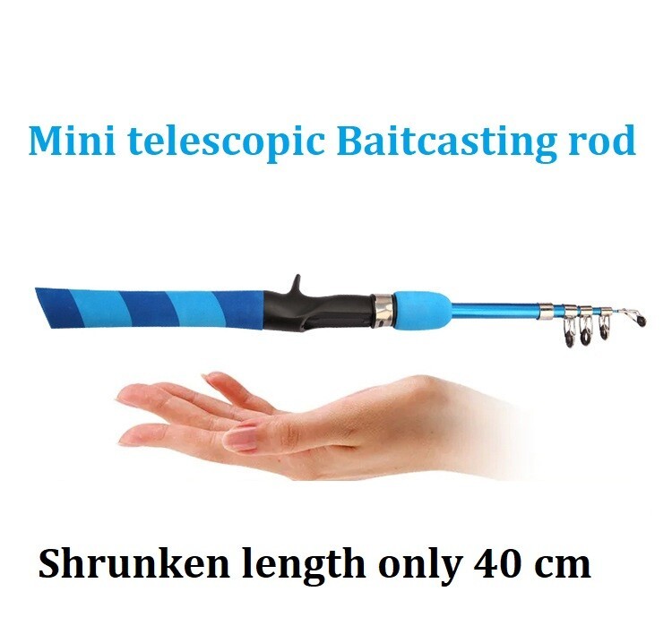 Telescopic Fishing Casting Rod Pole 1.3m 1.5m 1.8m EVA Handle Fresh Saltwater
