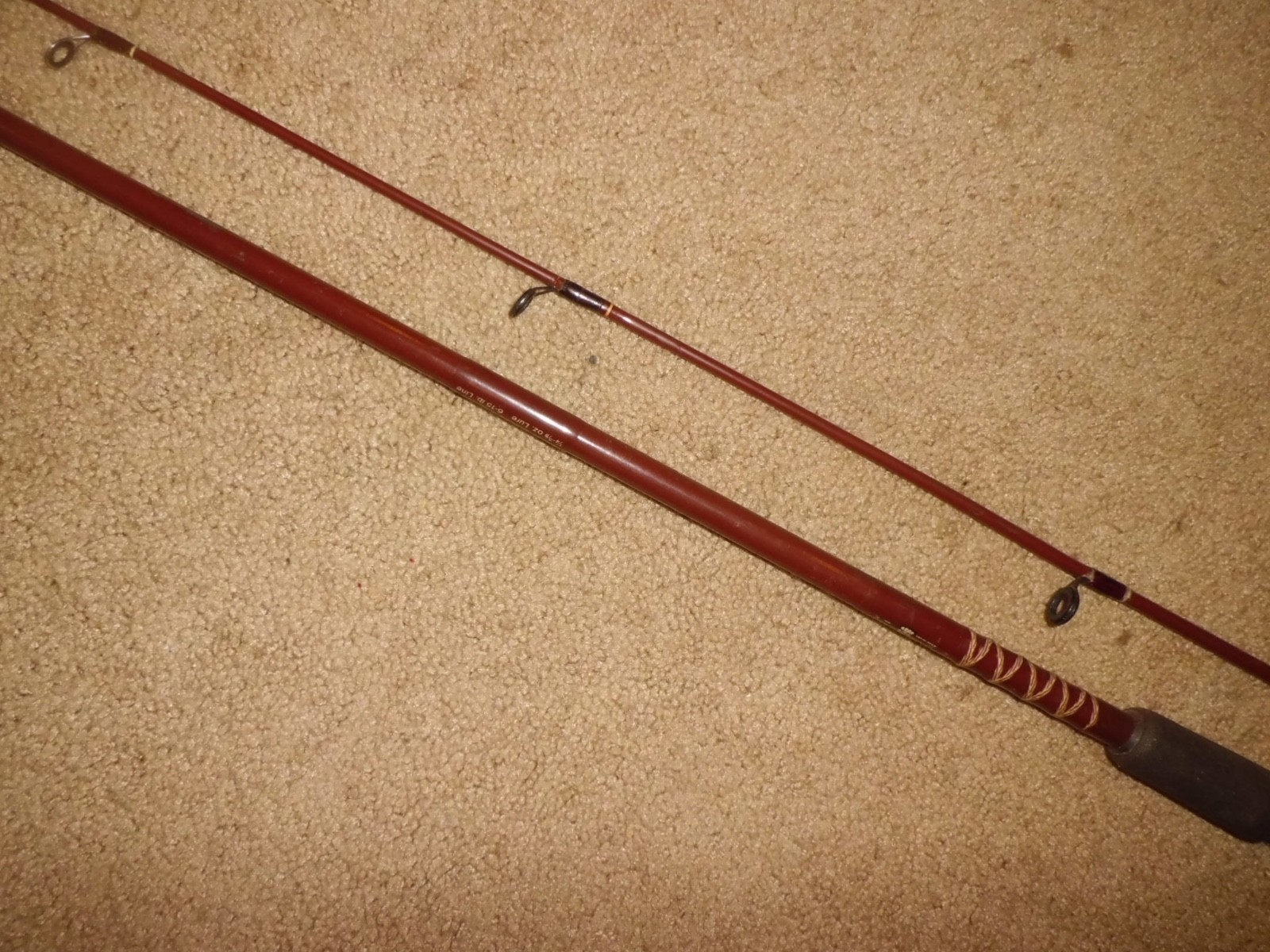 Vintage FENWICK PLS 70 Spinning 7′ Rod made in USA- 6-15 lb test