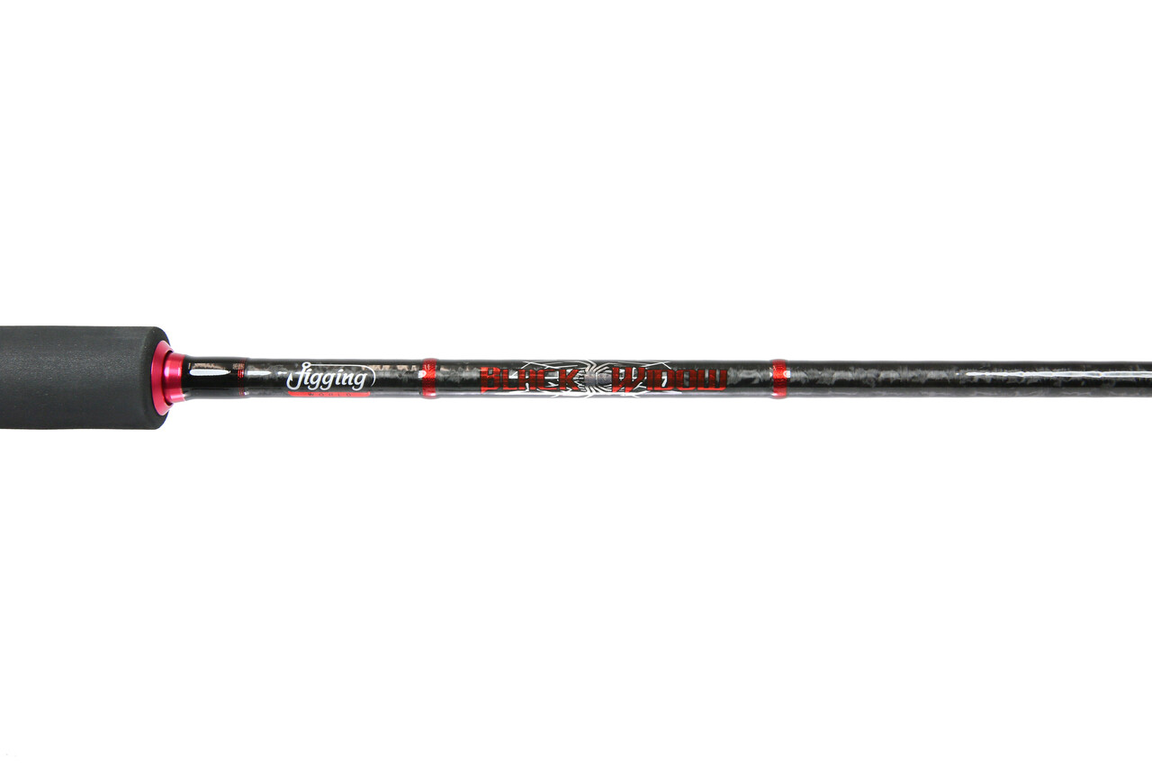 Jigging World Black Widow 120 1 Piece Jigging Rod Casting 7′ Medium JW-BW-120C