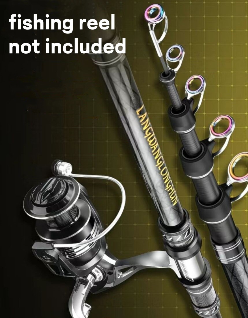 Telescopic Fishing Rods Carbon Fiber Rod Big Game Long Cast Fishing Rod Travel