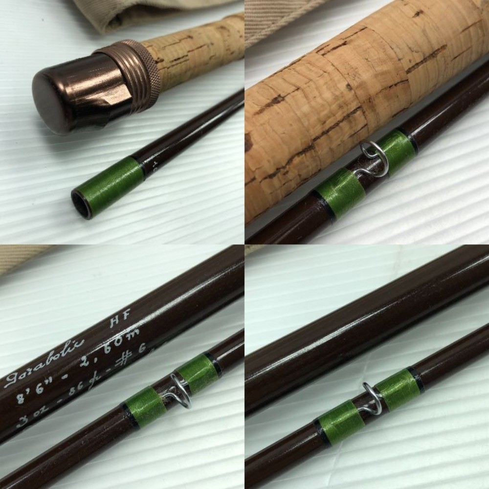 Pezon et Michel Parabolic HF 8’6″ Fiberglass Fly Rod