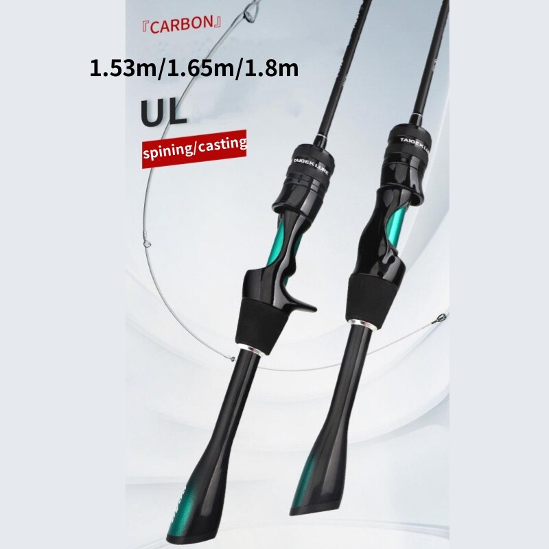 Spinning Rod Lure Fishing Rods 1.53m 1.68m 1.8m 2 Sections Casting Rod Fast Pole