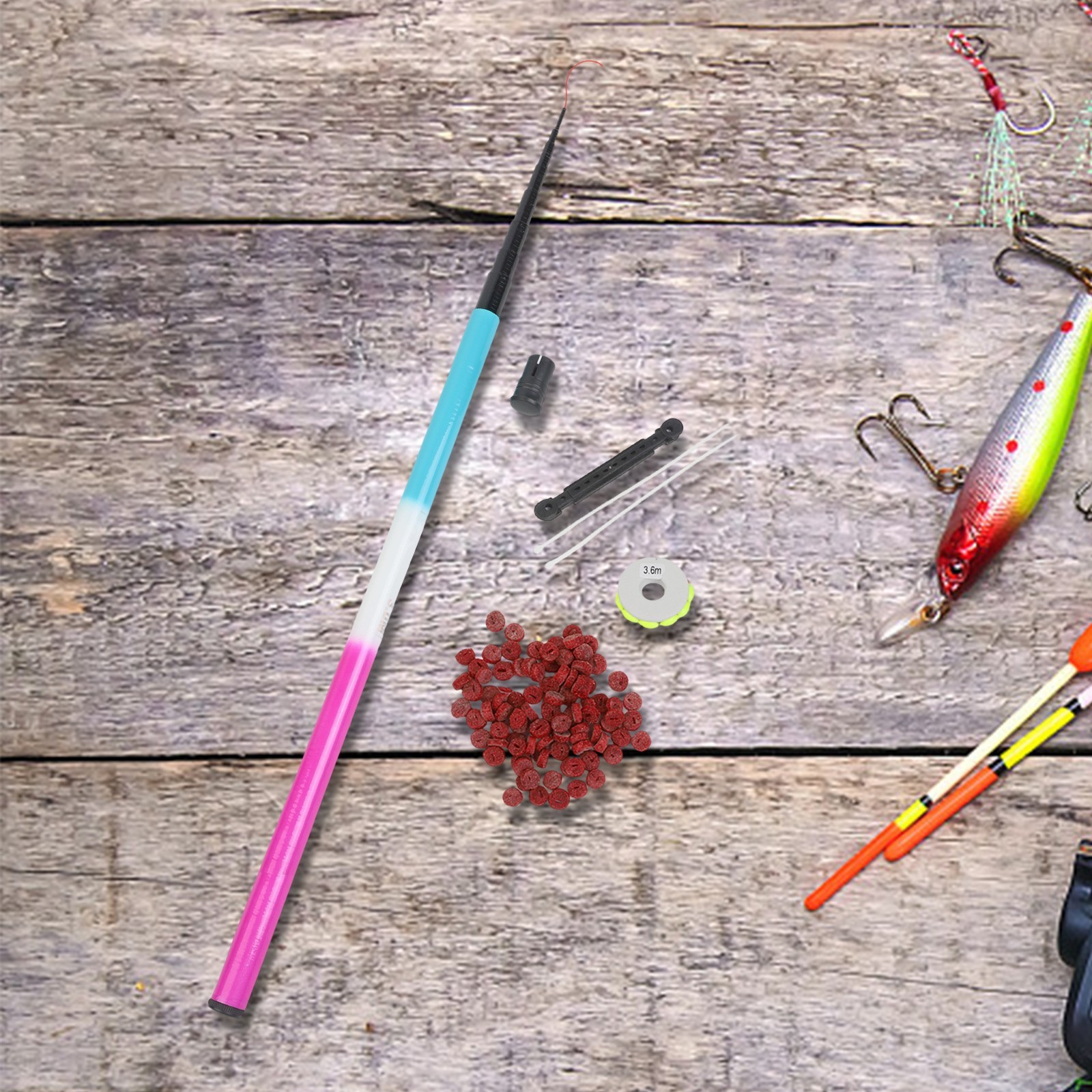 Travel Friendly Carbon Fiber Fishing Rod 1 5 2 7m with 40cm Collapsed Size