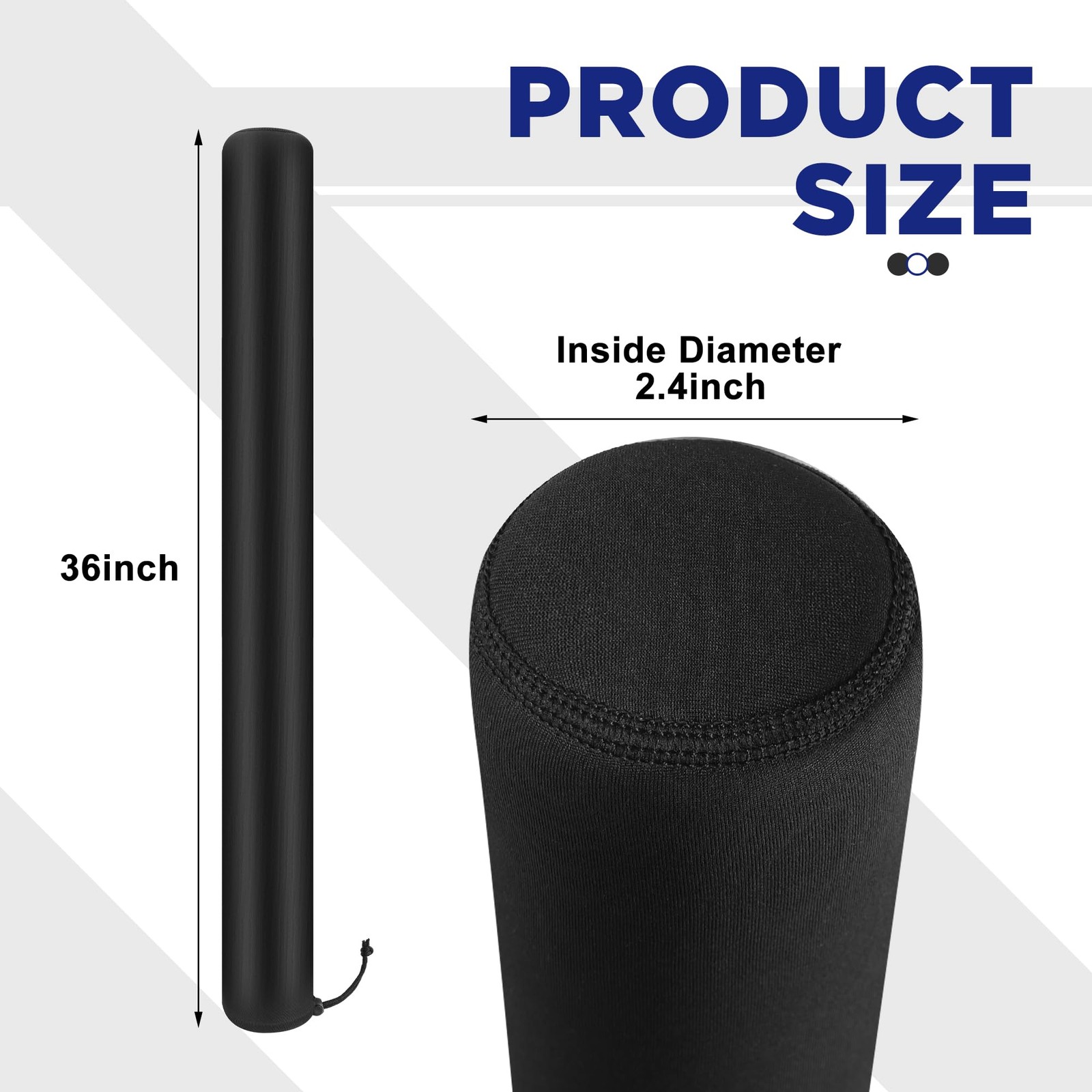 DECOHS 36 Inch Boat Trailer Guide Pole Cover- Neoprene 36