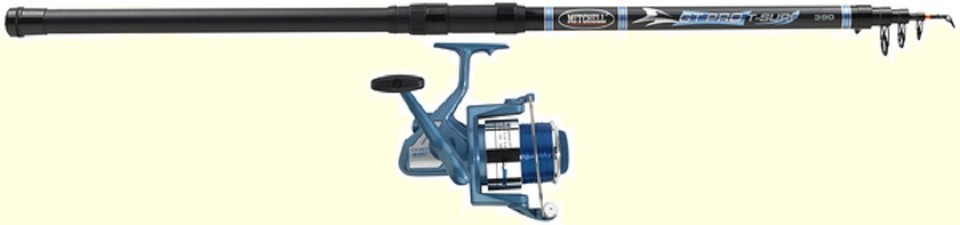 13ft 80-150g Mitchell Travel GT PRO Telescopic Sea fishing Rod & Reel Beach Surf