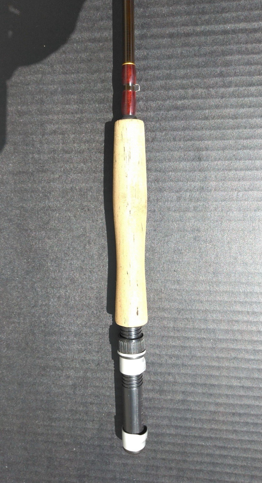 South Bend Royal Coachman 8’ Fly Rod 5-6 Lbs Holographic Gold/Red 2 piece