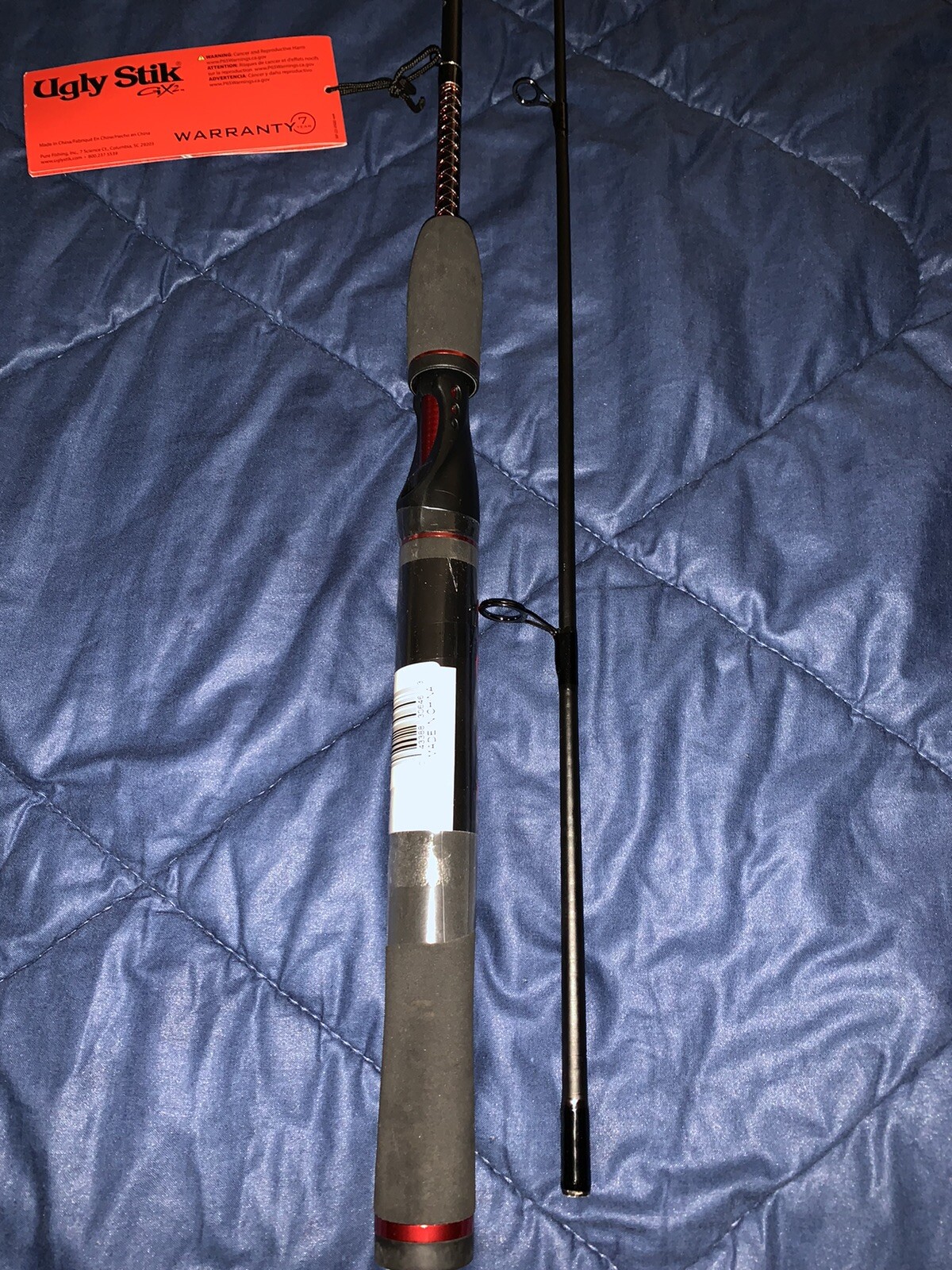 SHAKESPEARE UGLY STIK GX2 6′ 0″ MEDIUM ACTION SPINNING FISHING ROD
