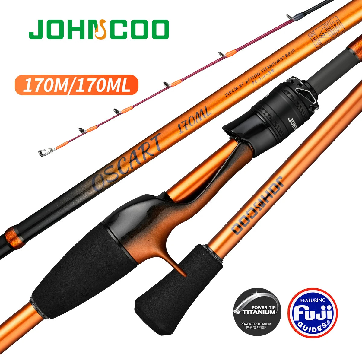 Fishing Rod for Casting Jigging Rod 1.7M M ML Jigging Rod Powerful Titanium Tip