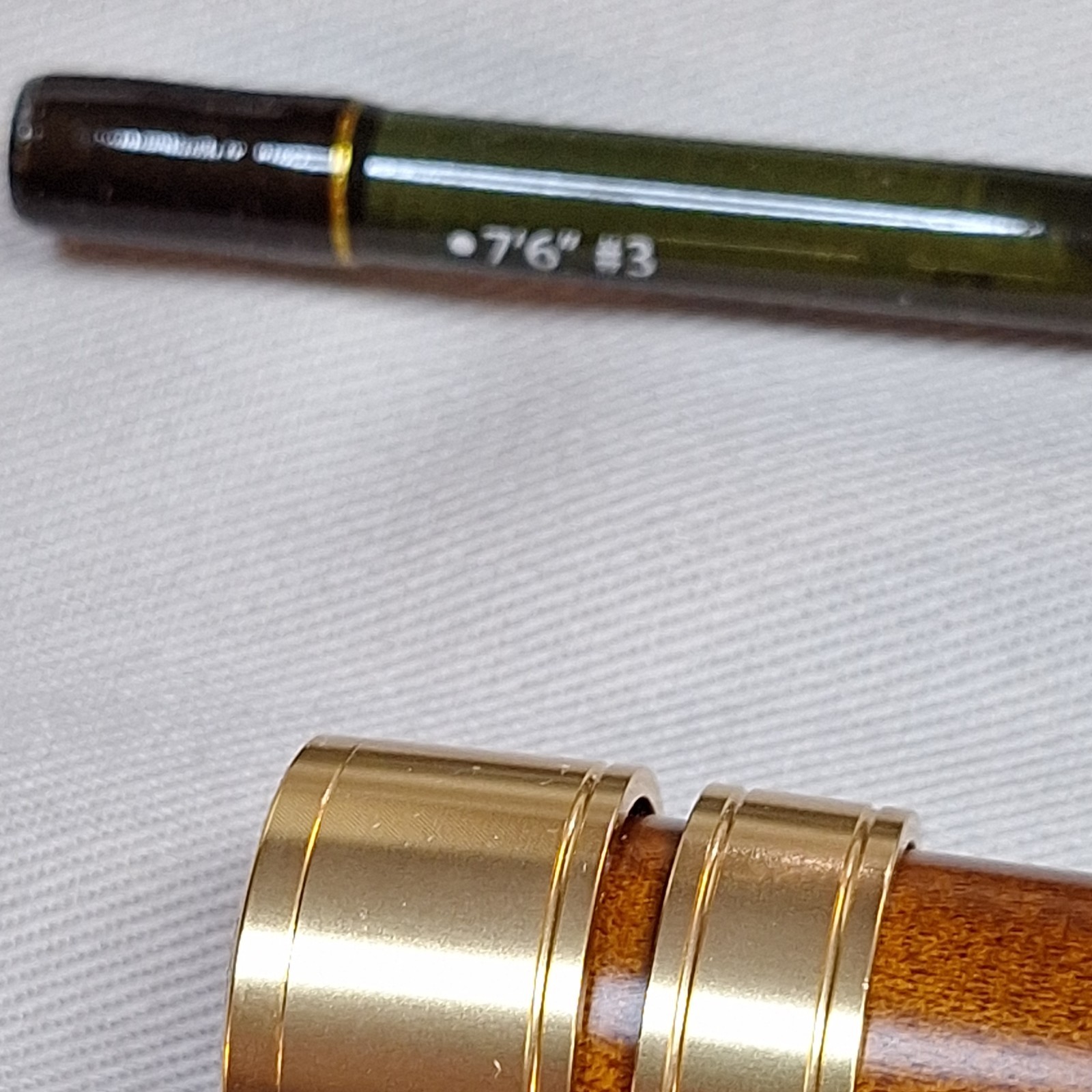 V-Feather Premium 7 ft 6 in 3 wt 4 Piece Fly Rod Full Cork Portable Tube Sock