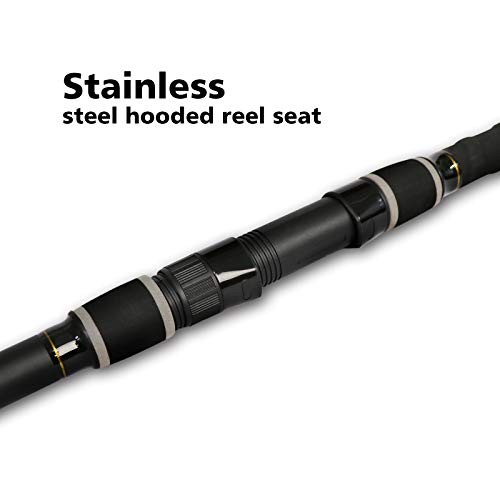 Surf Fishing Rod 2 Piece/3 Piece Portable Travel Spinning Rod 3-piece 12′