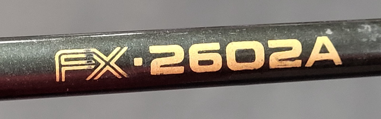 Shimano 6’ Spinning Rod, Model FX-2602A, 2-Piece, 5 Guides, Split Foam Grip, VG+