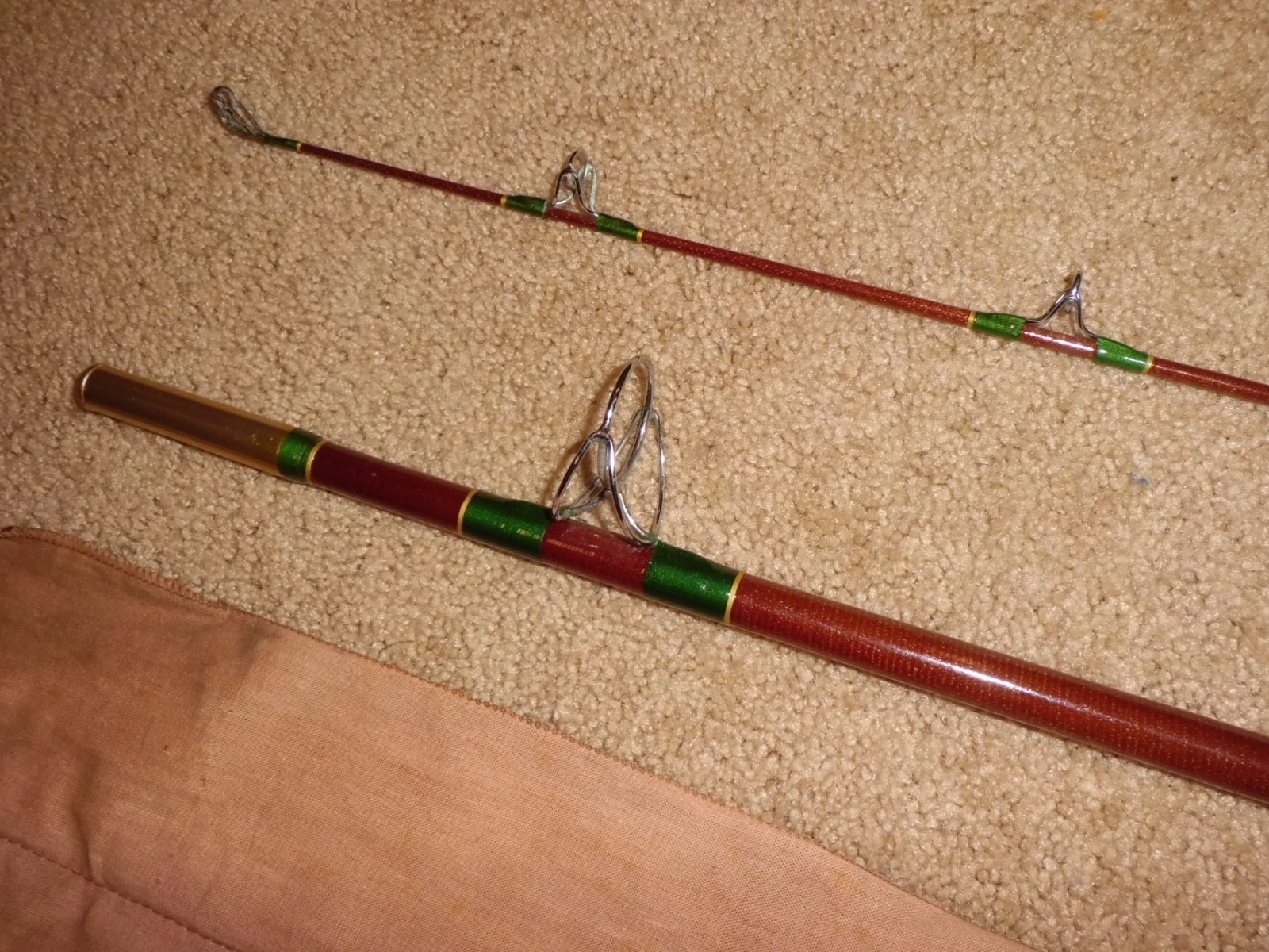 Vintage SILAFLEX Perfexion Model 71 Surf Spinning 10′ Rod- USA- 25 lb