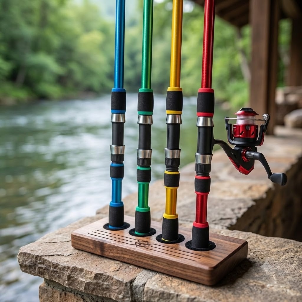 1.8M-3M Lightweight Telescoping Fishing Pole Complete Set with Accessories