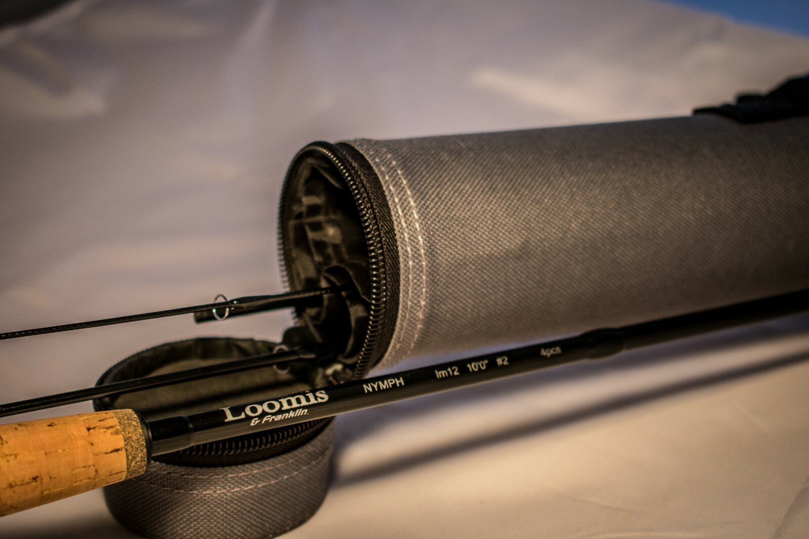 IM12 carbon Loomis and Franklin French leader Nymph fly rods 9ft -11ft 2 wt- 4wt