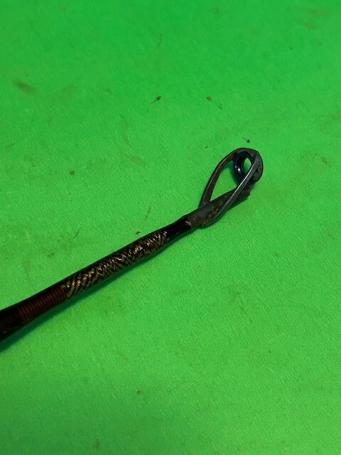 CUSTOM BUILT SABRE 6 FOOT 1 INCH 15 TO 50 POUND CLASS JIG STICK FISHING ROD FUJI