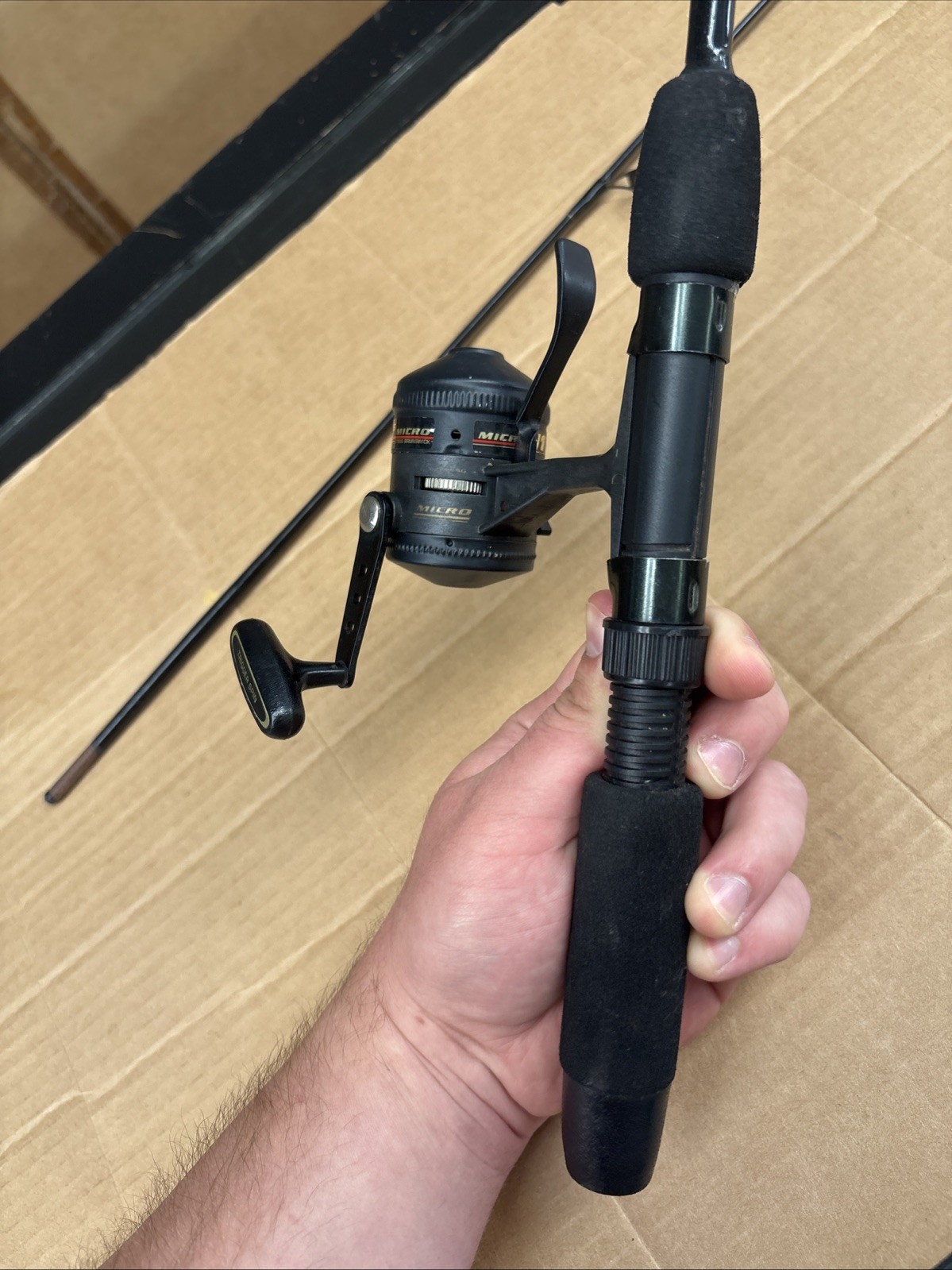 Zebco Micro MZS 46UL Ultra Light 4’6” 2 Piece Fishing Rod