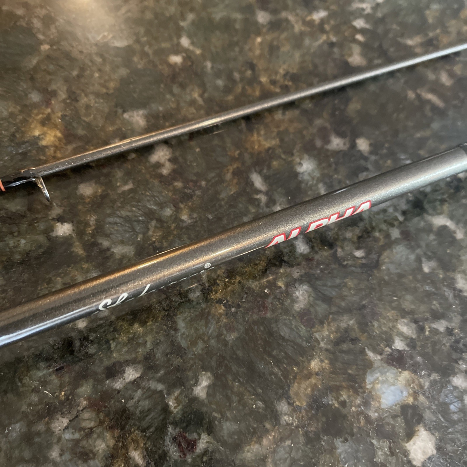 Shakespeare Alpha ALP 60 2M medium 6′ casting rod 6-12 Lb Line 2 Pc Rod