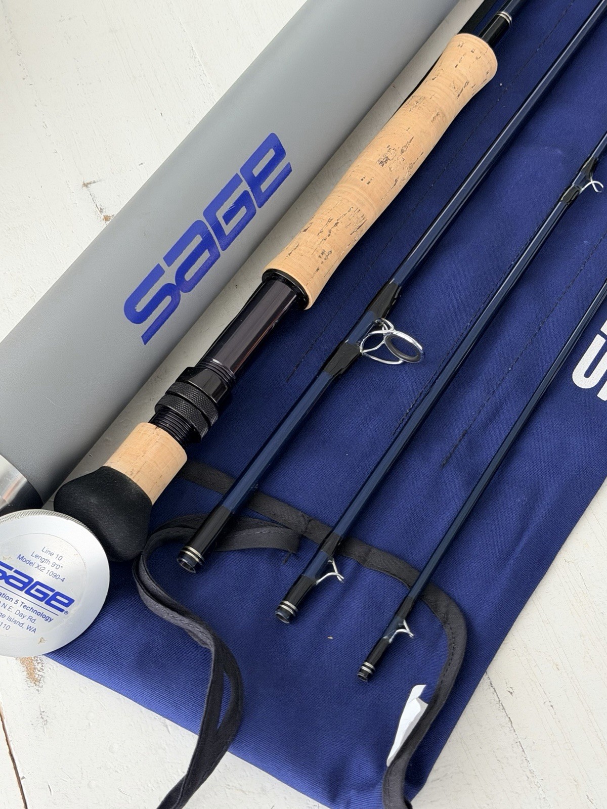 **BEAUTIFUL** 🔥 SAGE SALT Xi 2~ 10wt. 9’ft~4pc FlyRod!!🔥~LEGENDARY~🔥