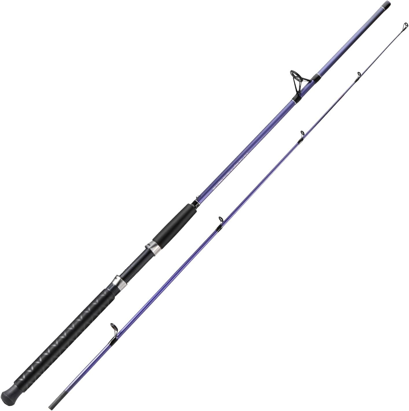 Spinning Rods Strong Carbon&Glass Composite Fishing Pole W/ Stainless Steel Line