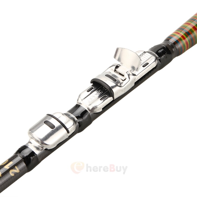 Telescopic Fishing Rod Carbon Fiber, Travel Fishing Rod for Bass Trout Fishing