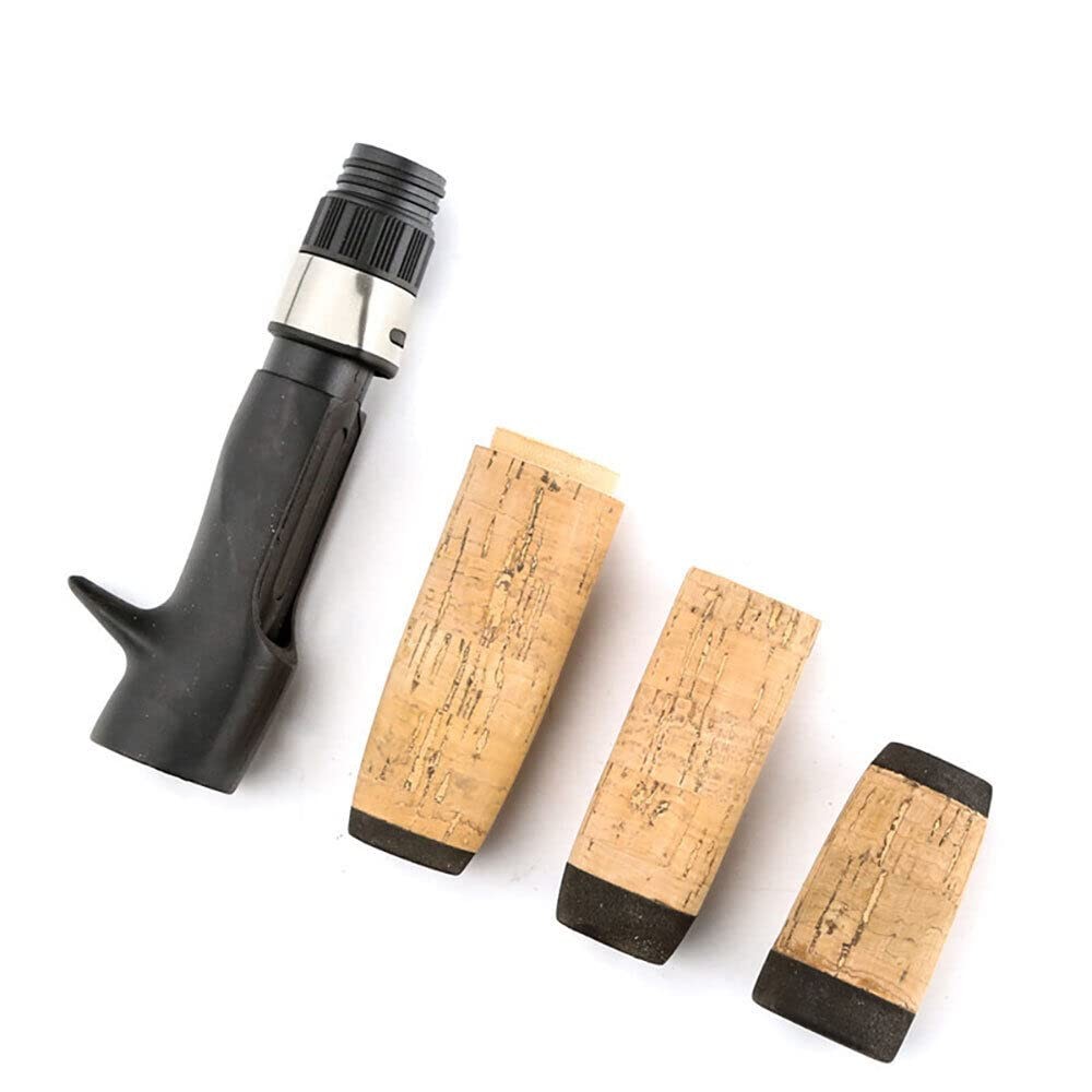 Composite Cork Spinning Fishing Rod Handle Split Grip Replacement Part