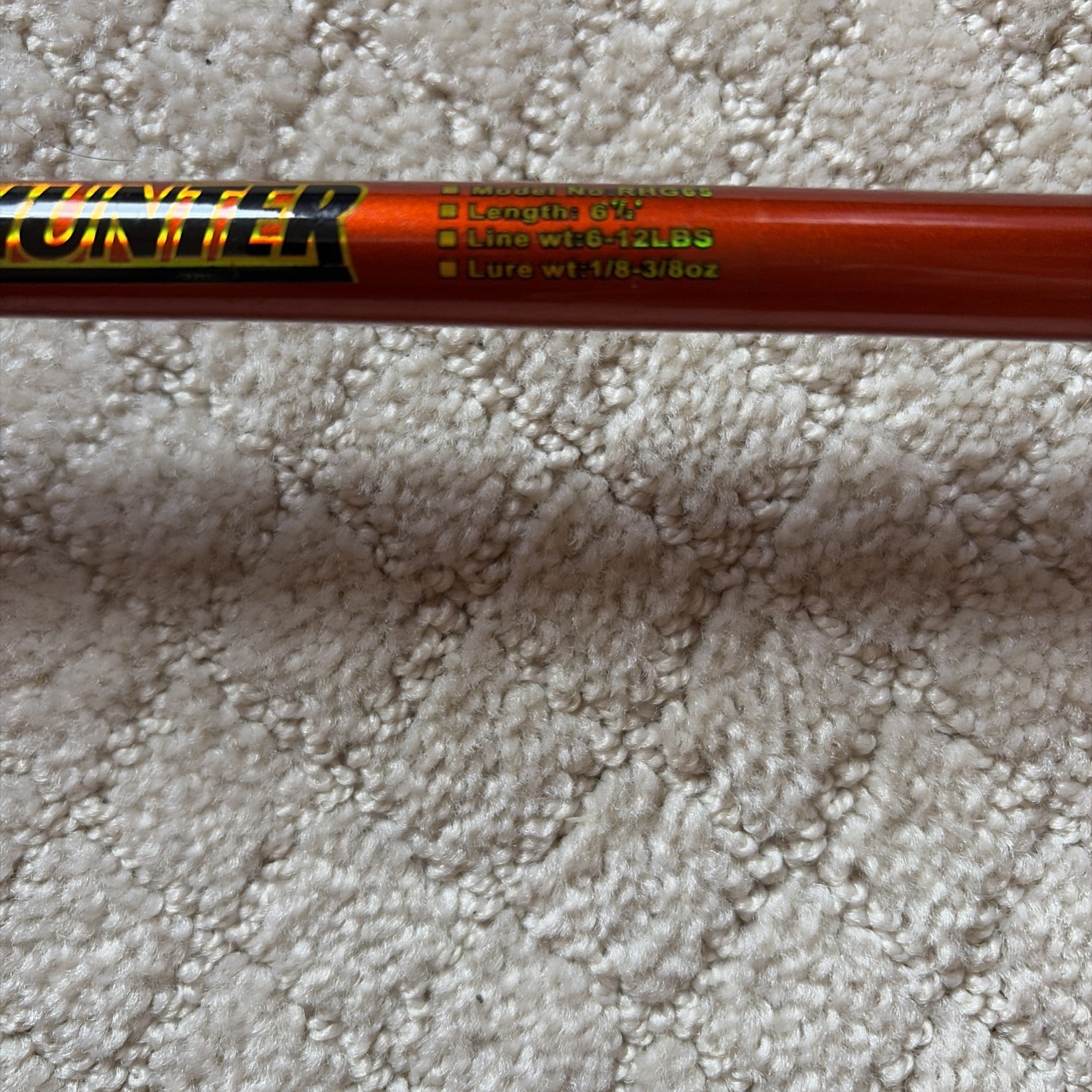 Roddy Hunter Spinning Rod Model RHG65 6’6″ Line Wt 6-12lbs