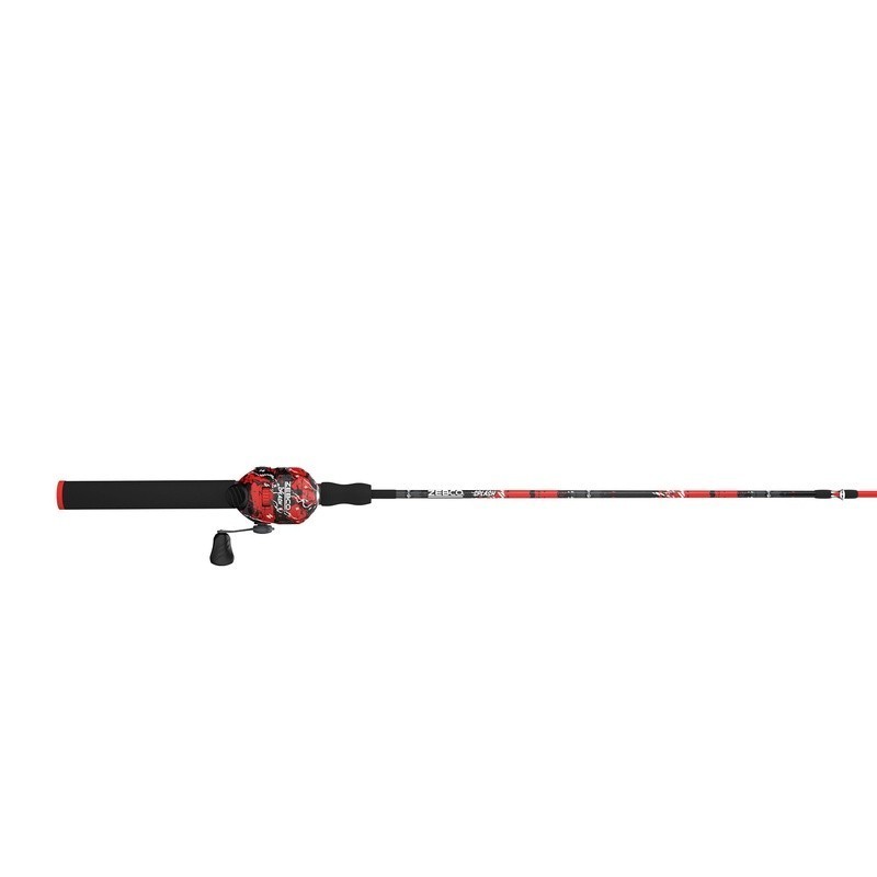 SPLASH Spincast Reel Rod Combo 6ft Medium Power Fishing Gear Bass Trout Catfish