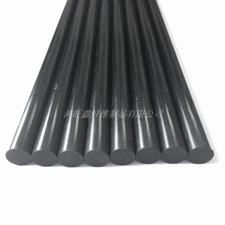 Black Carbon Fiber Solid Rod Round Bar Shaft φ 0.5-8.5mm *500mm For RC Airplane