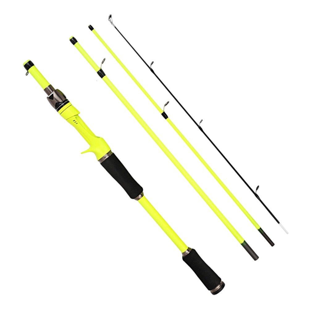 Lightweight for 2.1m Carbon Fishing Rod 4 Section for Saltwater Freshwater Use