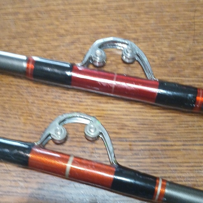 (2) Penn Senator 3165RS 6’6″ Trolling Rod 40-60lb & 60-80lb