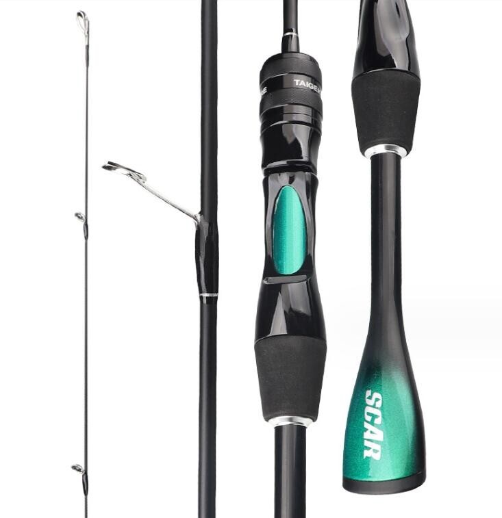 5.51FT/5.91FT Fishing Rod 2 Sections Rod Carbon Fiber Spinning Casting Pole Bass