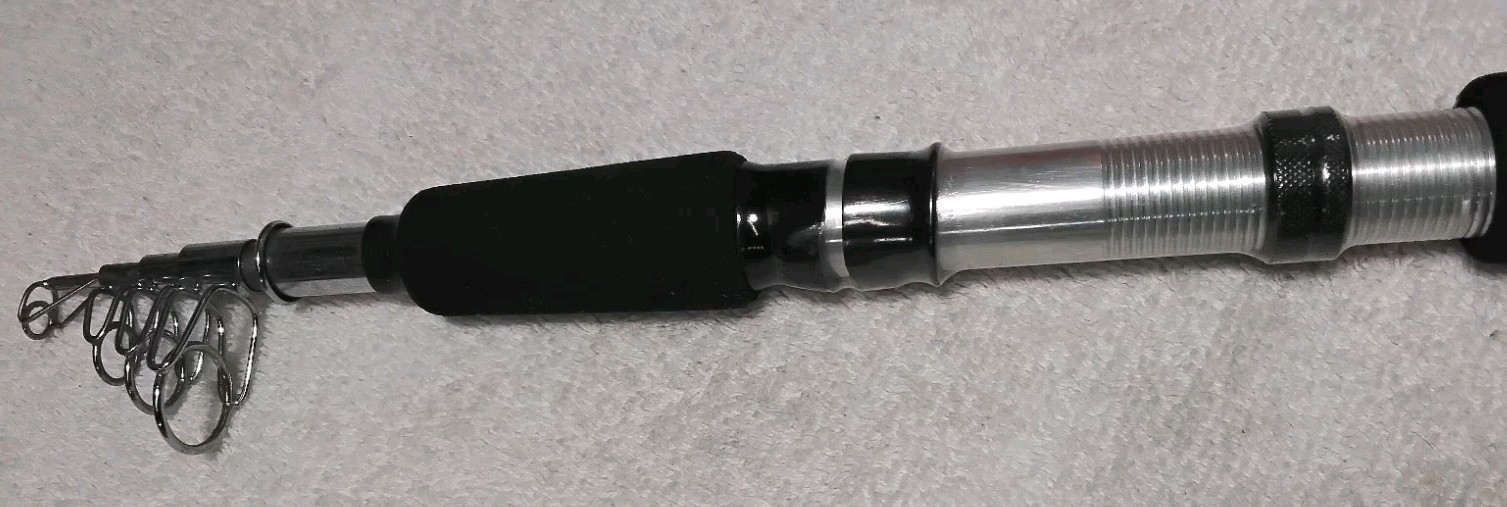 Vintage DAVIDCRAFT K-320 Telescoping Fishing Rod – 65″ Retractable