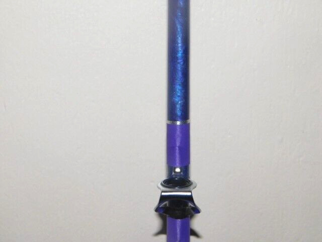 CUSTOM CONVENTIONAL BOAT ROD 7′ PURPLE PEARL MARBLE 25-50 LB TURBOS NEW