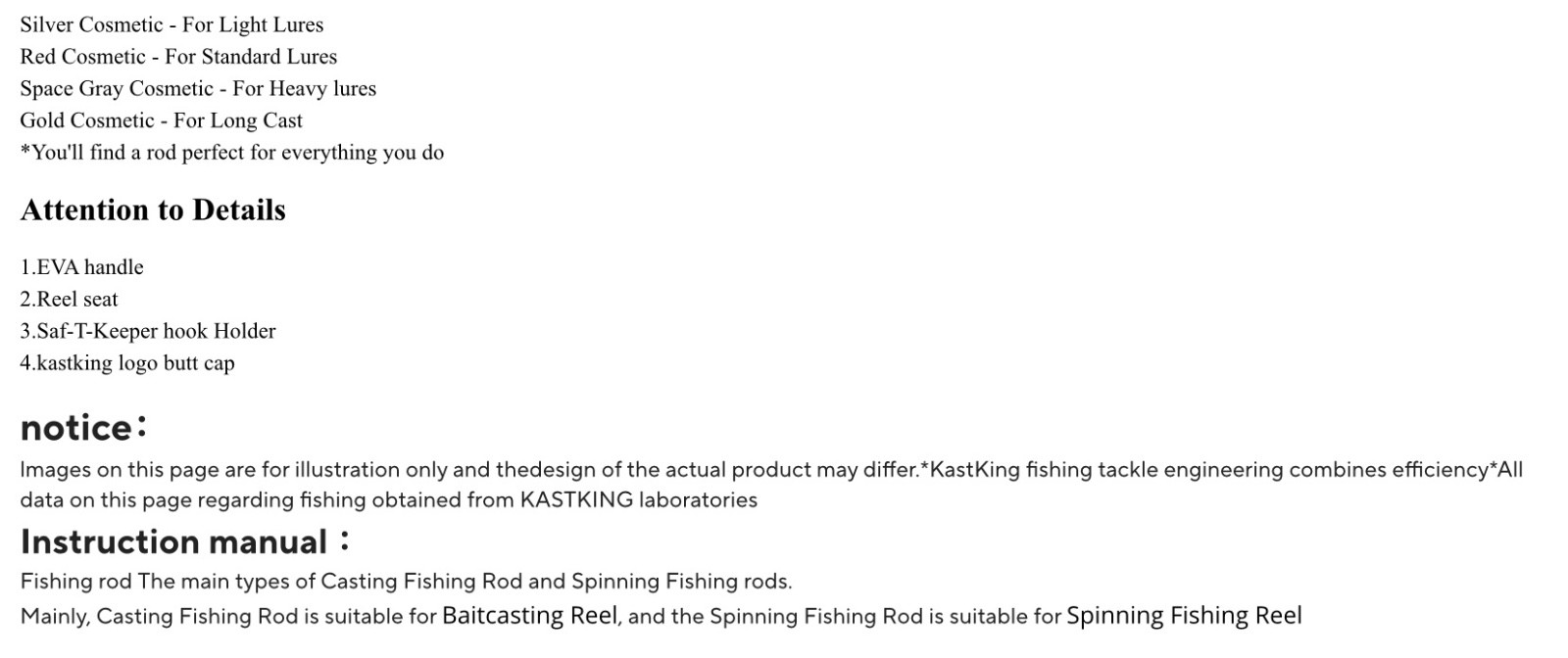 KASTKING MAXSTEEL Fishing Rod Sea Saltwater Freshwater Fishing Rods Cast & Spin