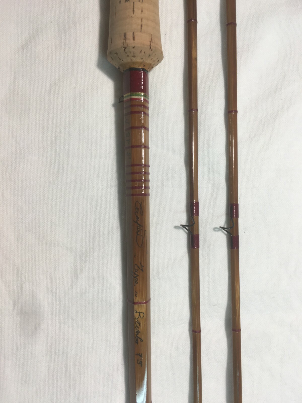 Fly Rod bamboo type brembo 7’9” linea 4#5 .(2TIP)