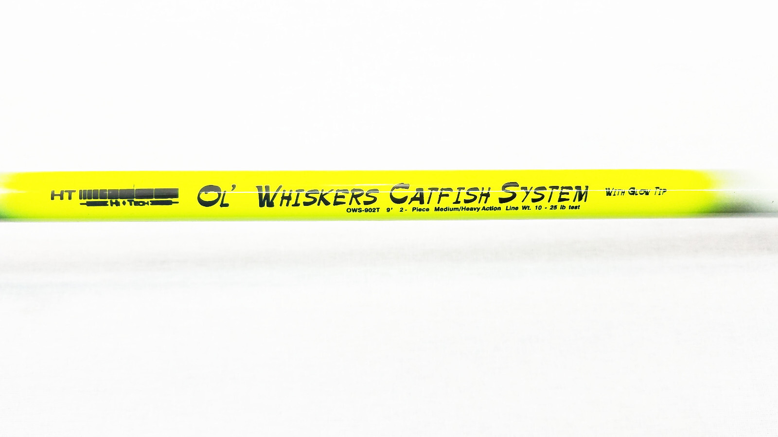 OL’ WHISKERS CATFISH 9′ CASTING ROD OWS-902T W/ GLOW IN THE DARK TIP