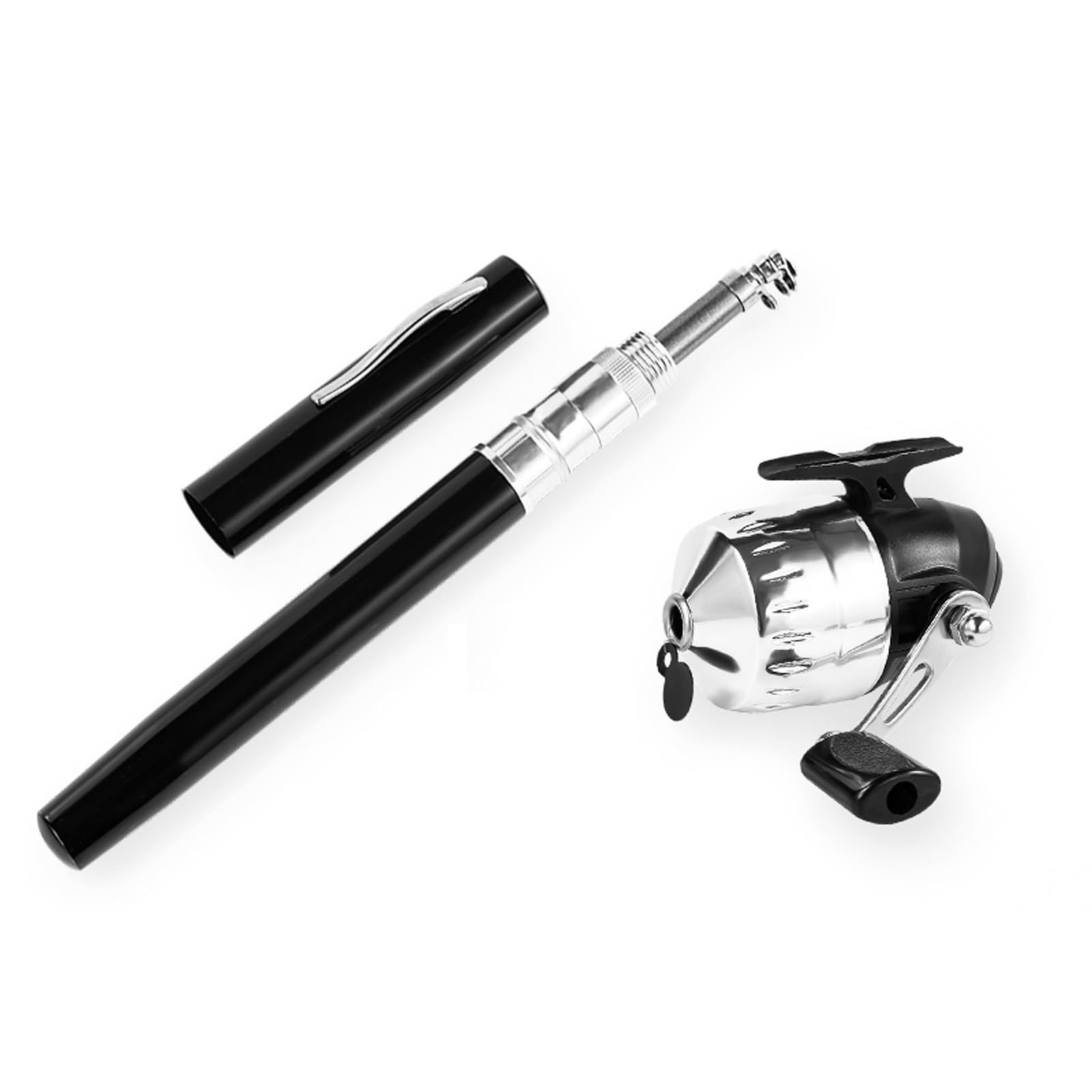 Pen Fishing Rod and Reel Combo Pocket Fishing Rod Telescopic 39in/55in/63in+S…
