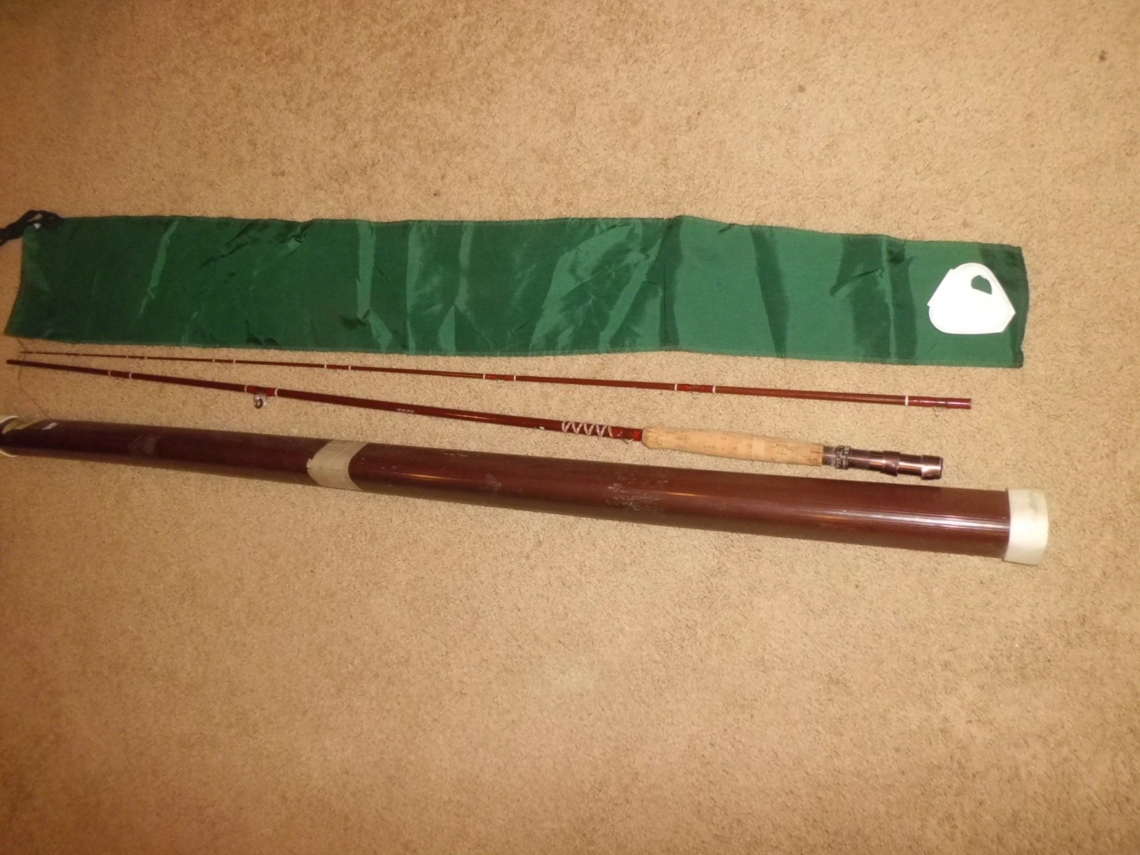 Vintage FENWICK Feralite FF857 Fly 8’6″ Rod made in USA- 7 wt