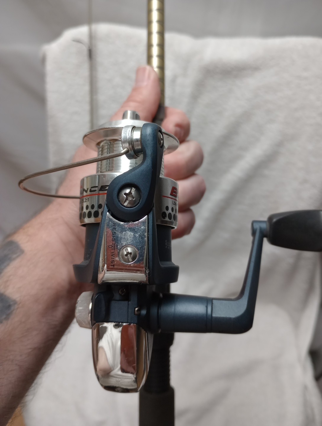 South Bend Cimarron CM-602MS 6’0″ Medium 2pc Rod Pinnacle Ultra Balance Reel