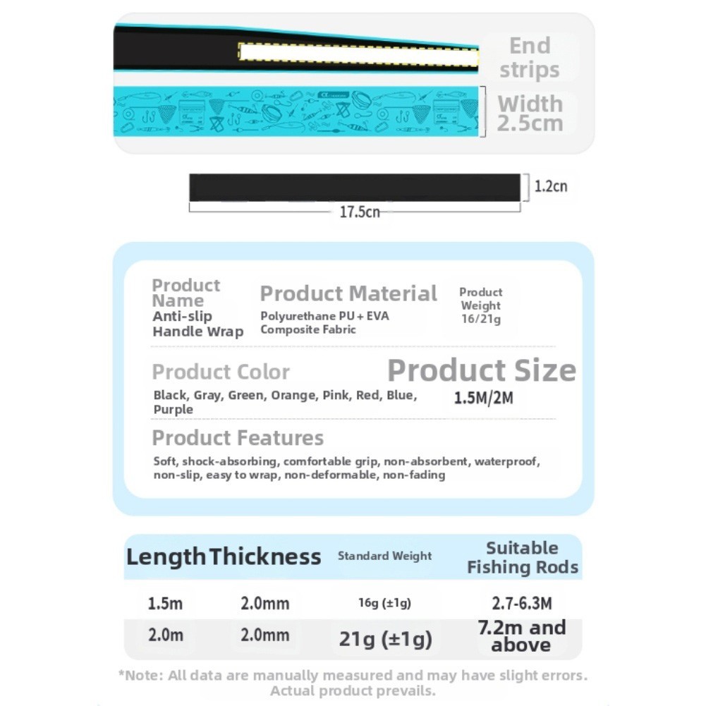 Comfortable Grip Fishing Rod Strap Waterproof Fishing Strap Easy To Wrap