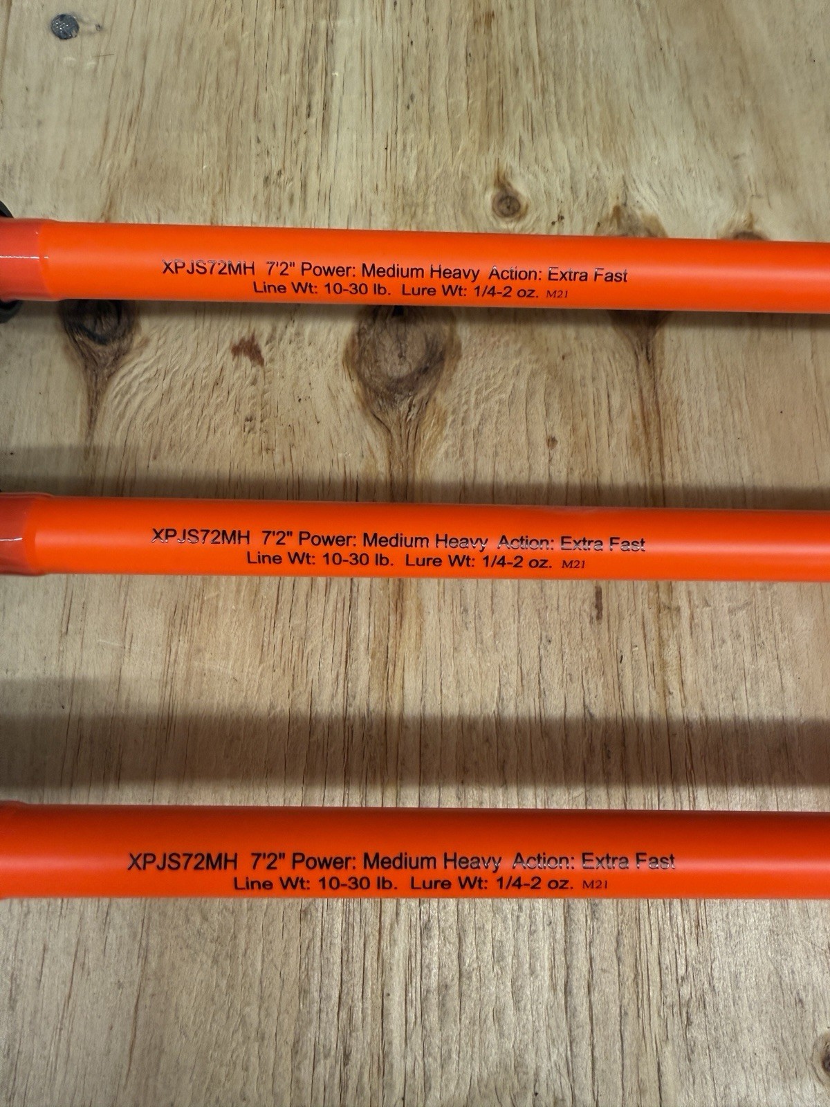 (3 RODS) Lew’s Xfinity Pro 7’2” Medium Heavy Casting Rods