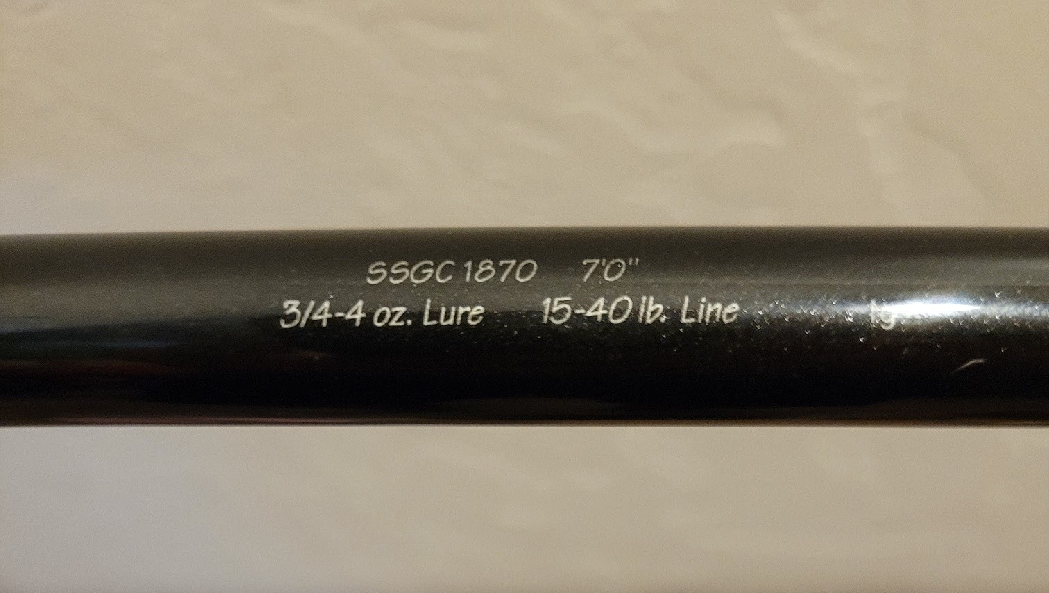 NEW FENWICK SALTSTIK GRAPHITE 7’0″ 15 TO 40 LB CONVENTIONAL FISHING ROD