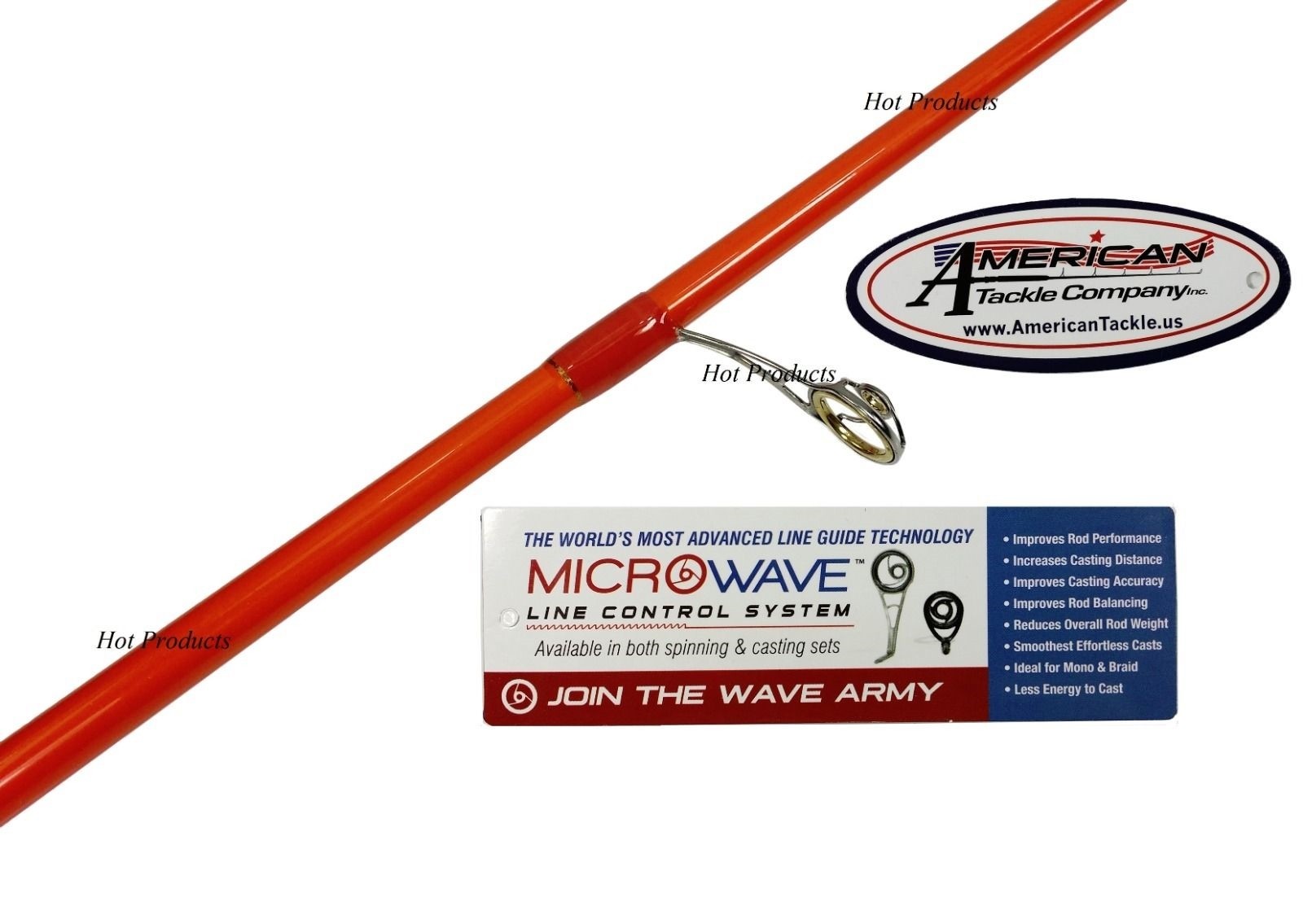 Carrot Stix SPINNING Wild PRO Orange Fishing Rod / 6’7″ – 7′ MEDIUM , ML , MH