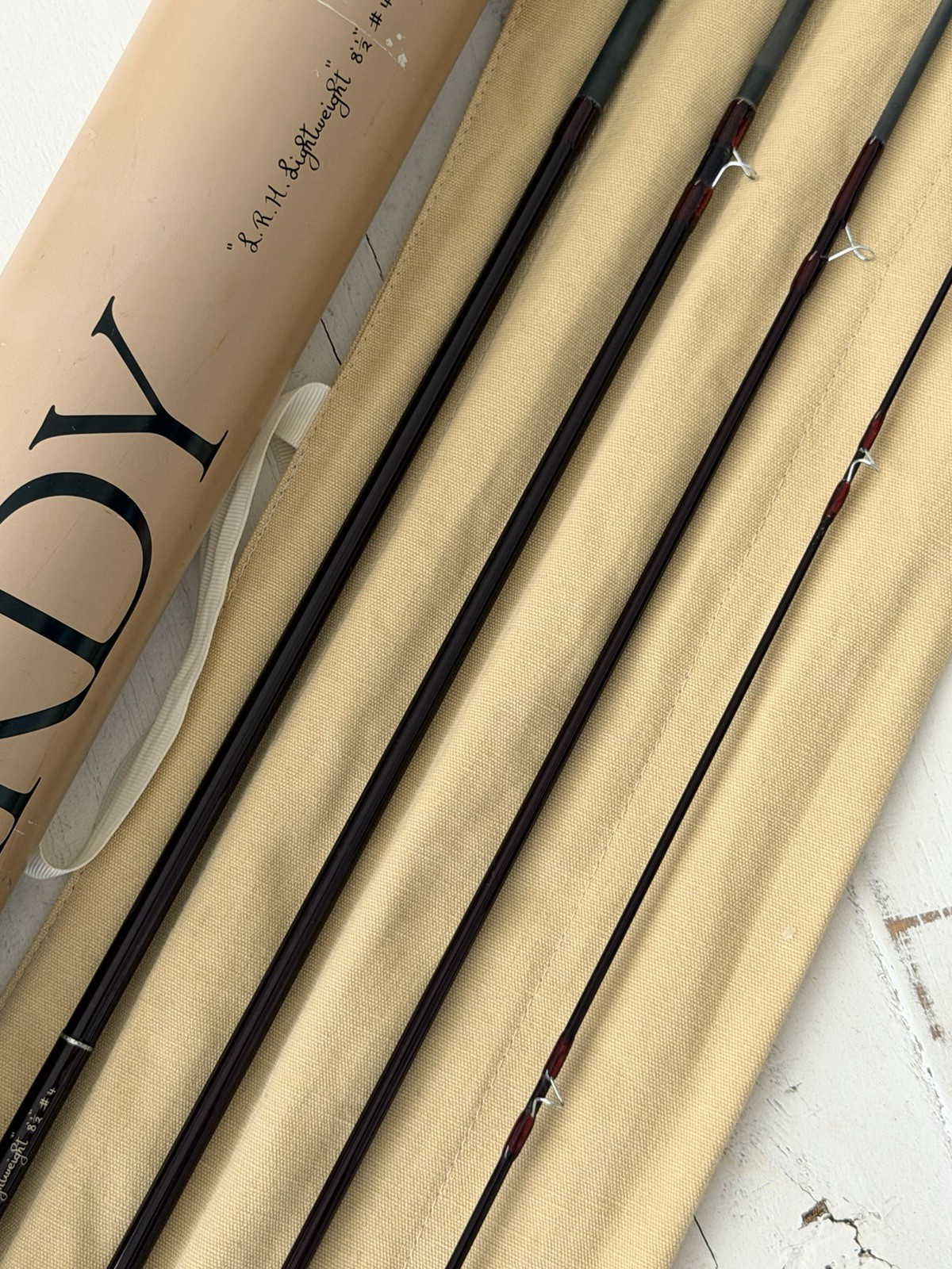 **BEAUTIFUL**🔥HARDY Classic Series LRH Lightweight 4wt. 8’6”in Rod🔥~LEGENDARY~