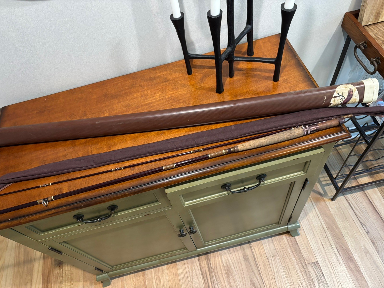 VTG BERKLEY PARAMETRIC DELUX CURVED TAPER 8’4” FISHING ROD 2pc Lightweight Case