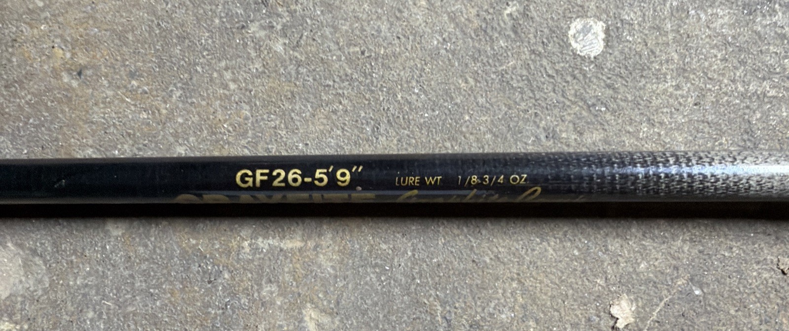 Vintage Berkley Grayfite GF26 5’9” Graphite Casting Rod 1/8-3/4oz