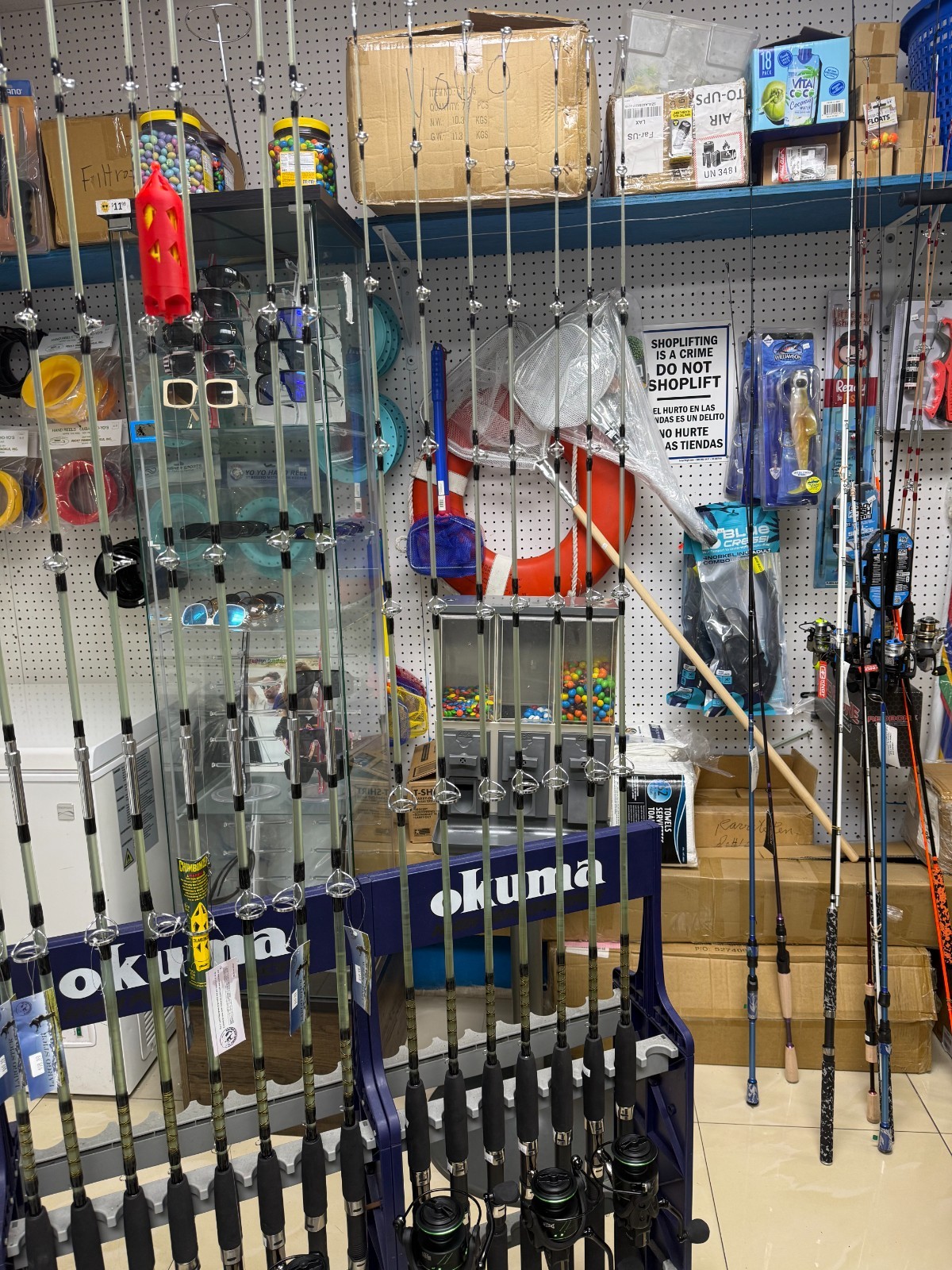 Spinning Rod LARGO STICK III, M, 6ft, 1 Section, 6 Guides+1, Hook Holder