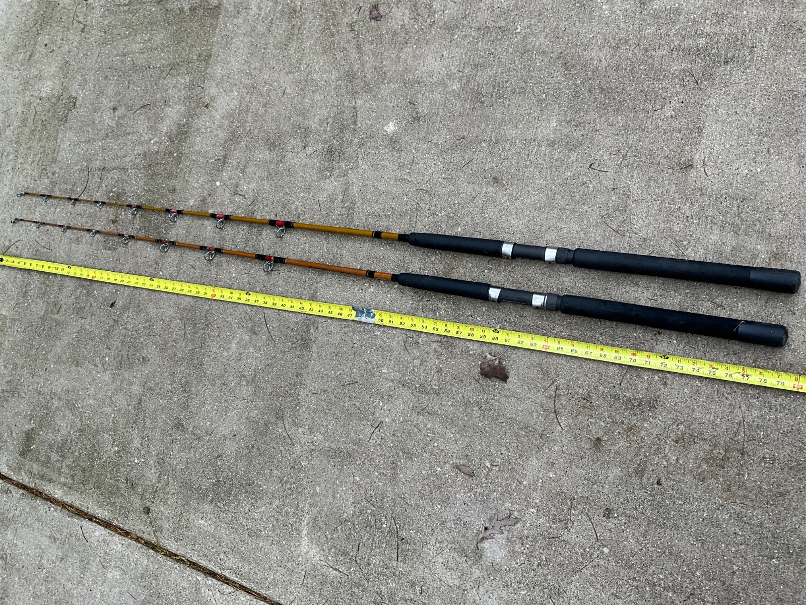 Shakespeare Ugly Stick Tiger Fishing Rods (2) – 6’6” spinning rods, used, nice