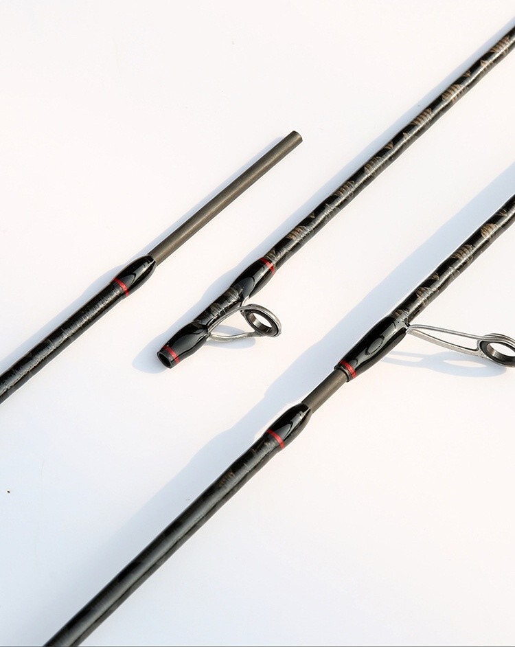 1.68M/5.51FT Fishing Rod Portable Fishing Pole Carbon Fiber Spinning/Casting Rod