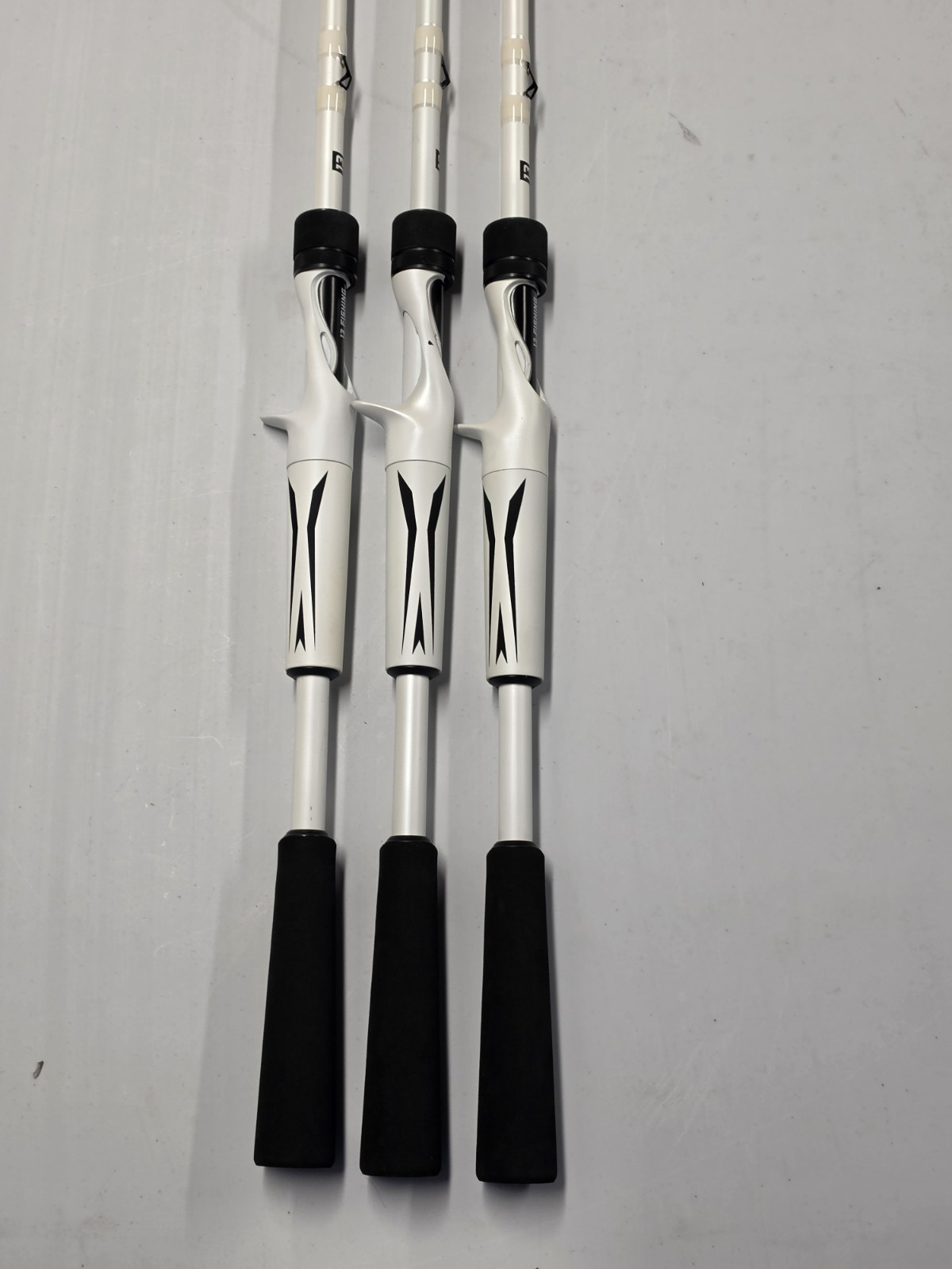 (LOT OF 3) 13 Fishing Fate V3 Baitcasting Rod 7’4″ Medium Heavy Fast